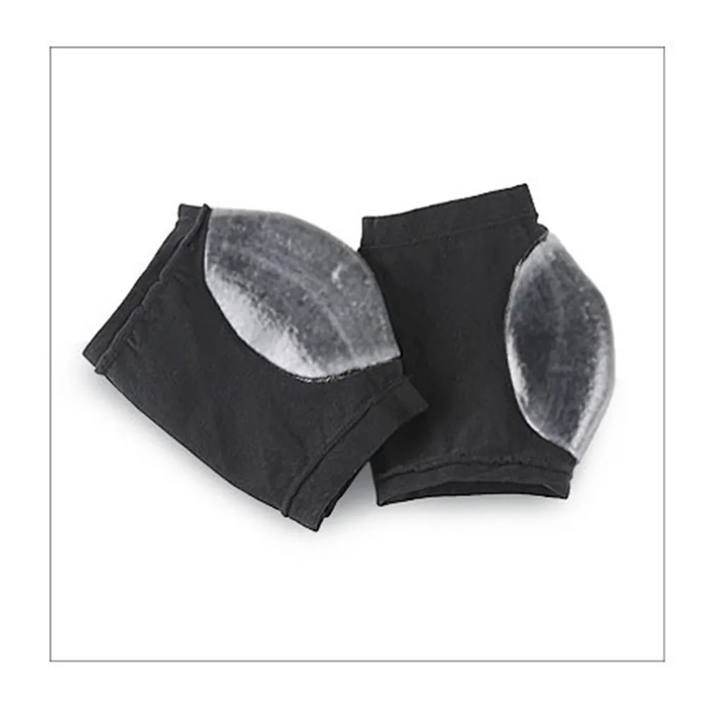 Meias de Gel de Nylon para Alívio da Dor no Calcanhar, Tamanho M, Pretas, Protetor de Calcanhar, Meias Hidratantes para Cuidados com os Pés para Corrida, Caminhada e Posição em Pé