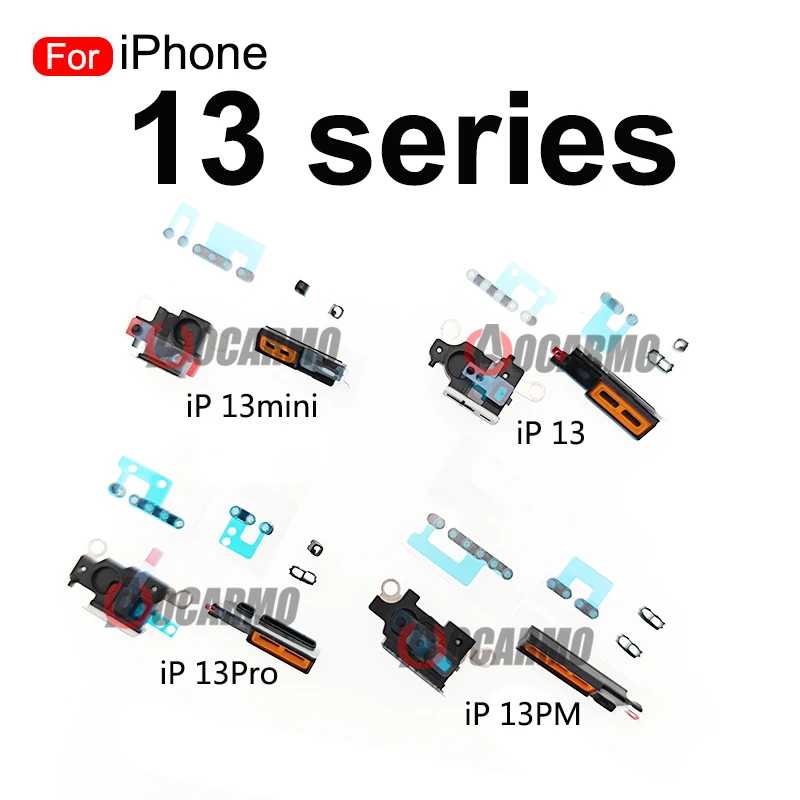 Full Set Loud Speaker Anti Dust Mesh Anti Dust Loudspeaker Net For iPhone 13Pro/ 13 Pro Max / 13mini Replacement Parts