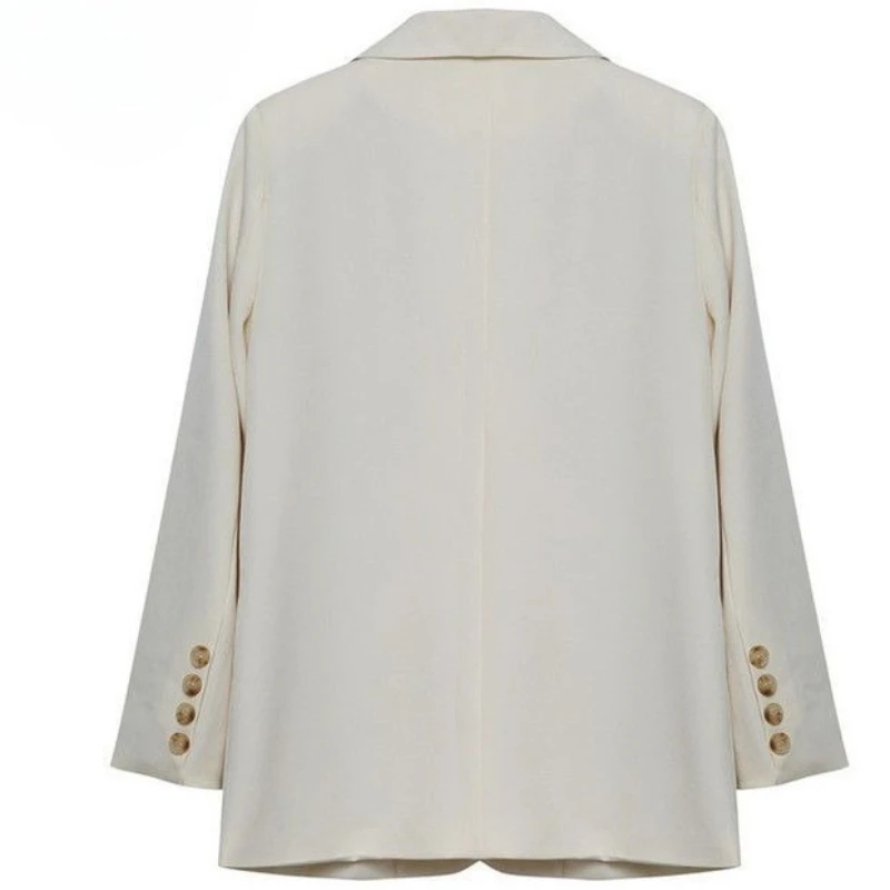 2025 Blazer classique femmes gris foncé veste de costume de bureau avec poches à boutons tenue de bureau élégante femme