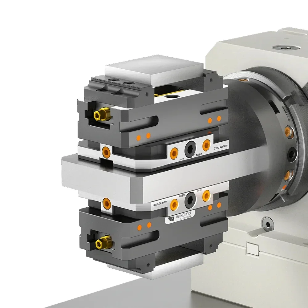 Mechanical ZERO POINT CLAMPING SYSTEM Lathe Part CNC Milling Vise 4 Axis CNC Router Fixture Workholding Clamps