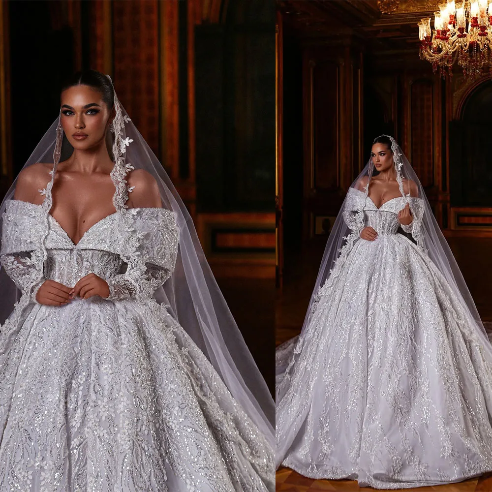 sequined-lace-bridal-veils-cathedral-long-flower-appliques-wedding-veil-1-tier-tulle-with-comb-white-ivory-custom-made-3m