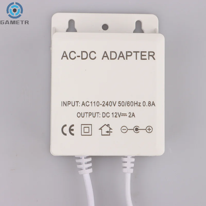 Ac/dc 12v 2a 2000ma cctv kamera netzteil adapter wasserdichtes eu us stecker adapter ladegerät für cctv videokamera