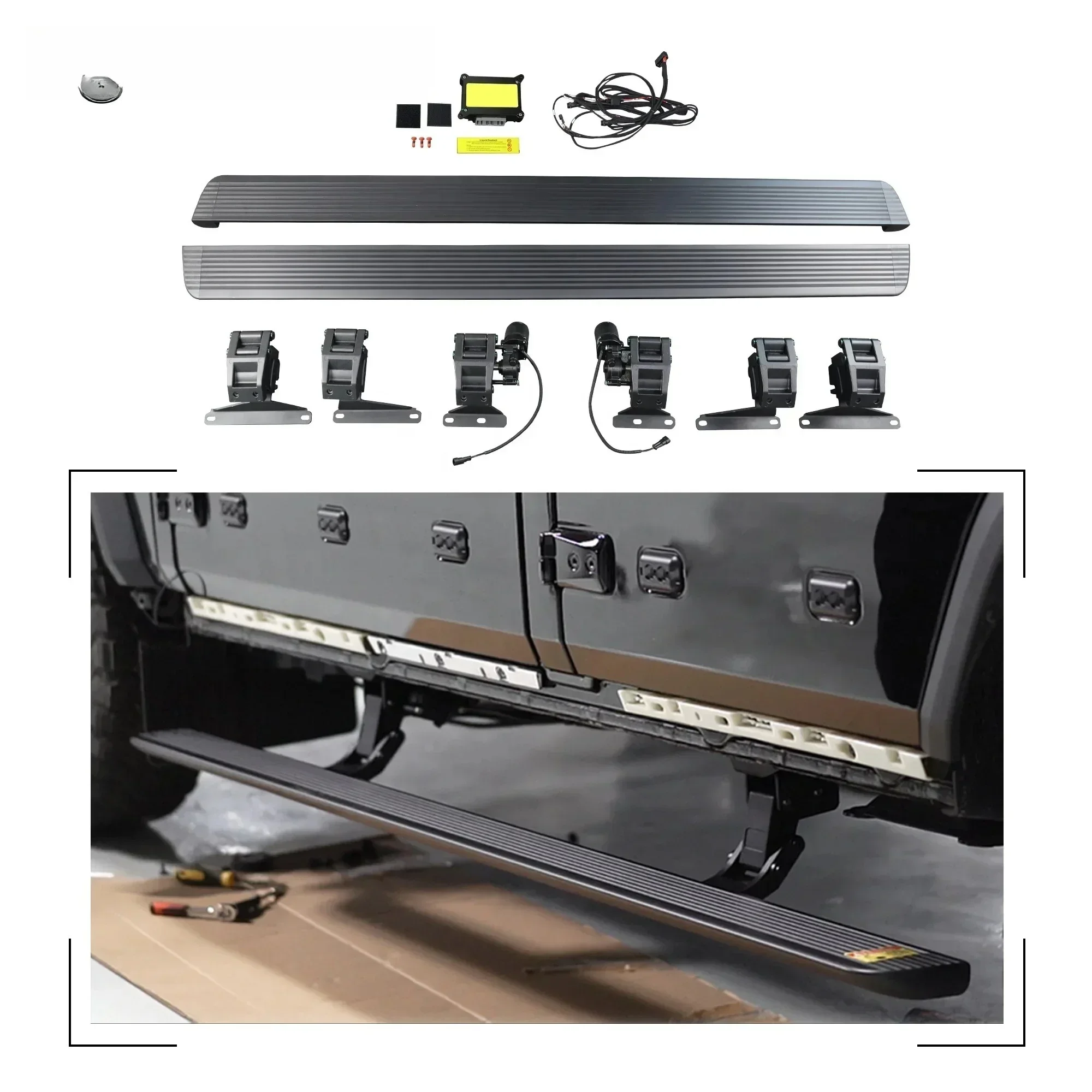 

Rust-Proof Retractable Step Side Door Roof Foot Pedal Power Automatic Electric Power Side Step Running Board For Ineos Grenadier