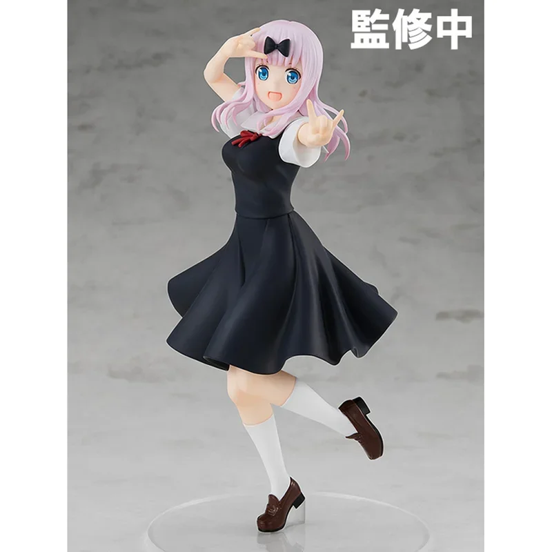 GSC POP UP PARADE Genuine Kaguya-sama: Love Is War Fujiwara Chika Anime Action Figures Toys for Boys Girls Kid Gifts Collectible