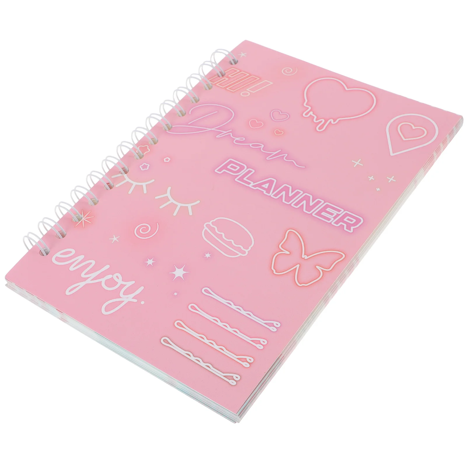 

Schedule Notepad Pocket Planner Notebook Notebooks Delicate Business Pink Paper Office