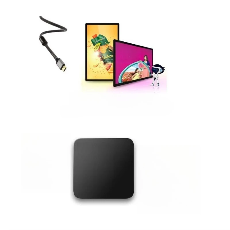 4k digital menu board mini network digital signage media player, providing free cloud services