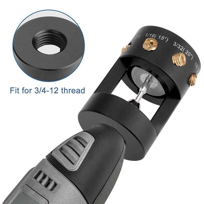 Outil de tête de broyeur de tungstène de soudage d\'affûteur en aluminium chaud, tête de broyeur d\'affûteur d\'électrode de tungstène pour le soudage