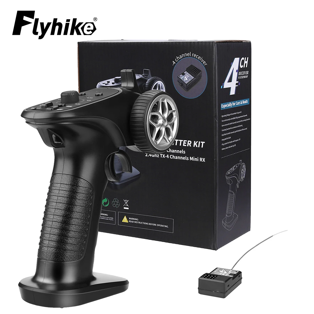 TX4 2.4GHz 자동차 원격 제어 4CH 라디오 시스템 송신기 컨트롤러, RC 자동차 보트 용 수신기 포함 Best5 TX4 2.4GHz 자동차 원격 제어 4CH 라디오 시스템 송신기 컨트롤러, RC 자동차 보트 용 수신기 포함 Best5