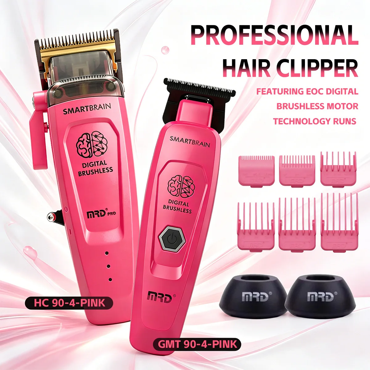 

HC-90-4 GMT-90-4 Trimmer Professional DLC Blade Rechargeable Hair Care Appliance Adjustable Metal Body Smart Trimmer For Man