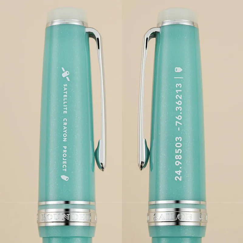 Japan SAILOR 21K Gold Nib Eleuthera Island Syvash Ocean Gradient Resin Fountain Pen Luxury Collectible Stationery Gift