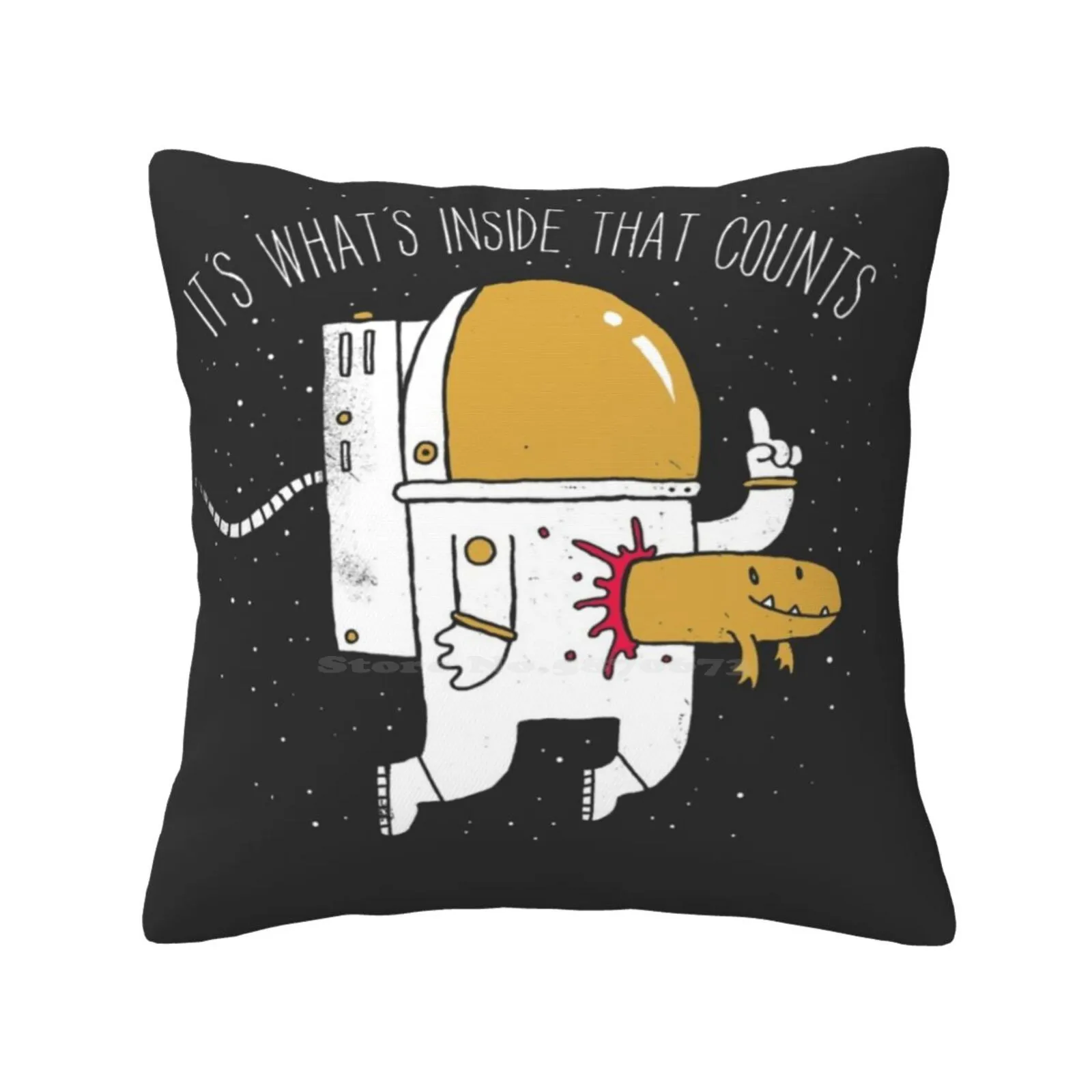 Space Sucks Pillowslip Pillowcase Space Alien Monster Astronaut Funny Motivational Typography Dinomike