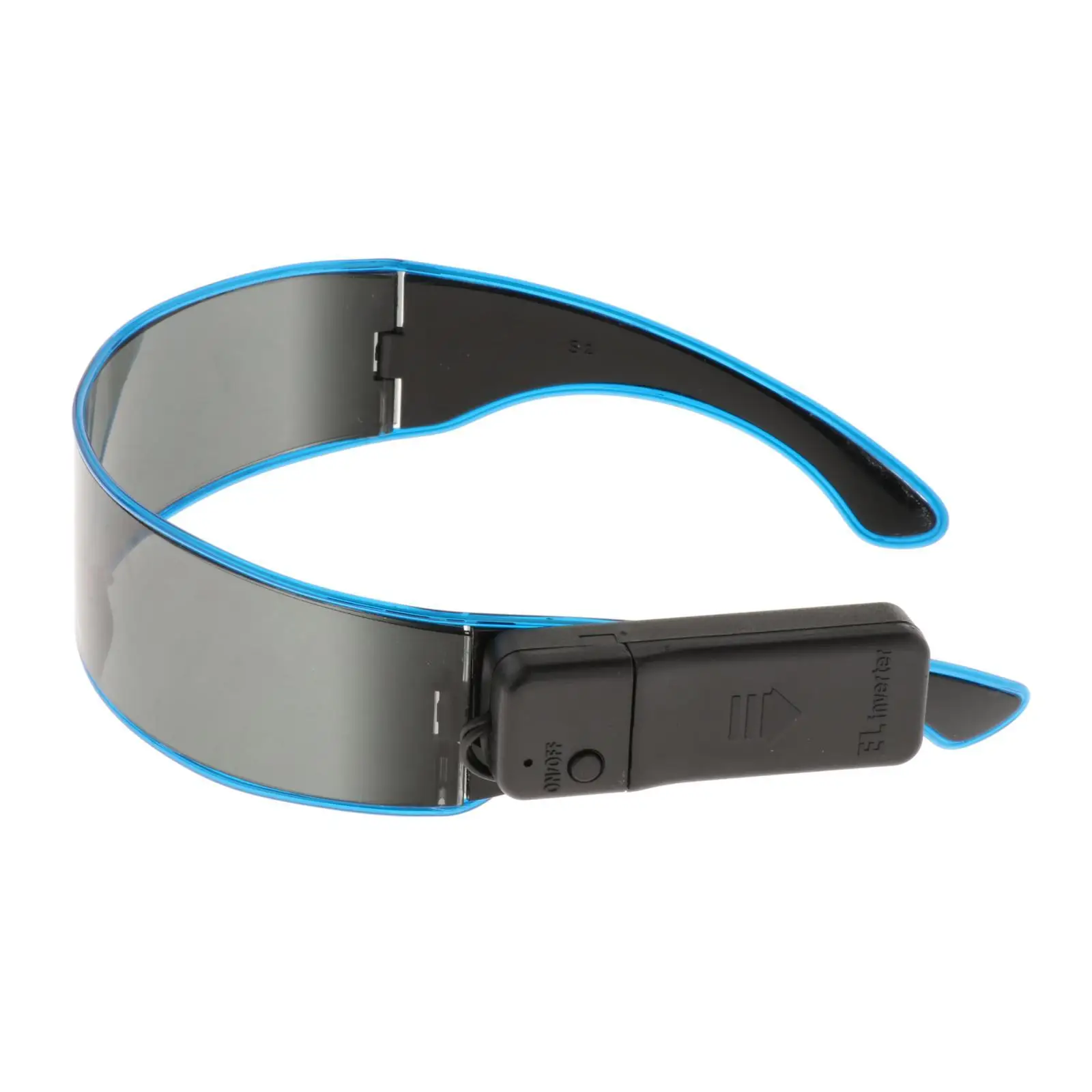 LED Luminous Sunglasses Electronic Visor Glasses Colorful Shades for Festivals Halloween Bars Parties Performance Men Women