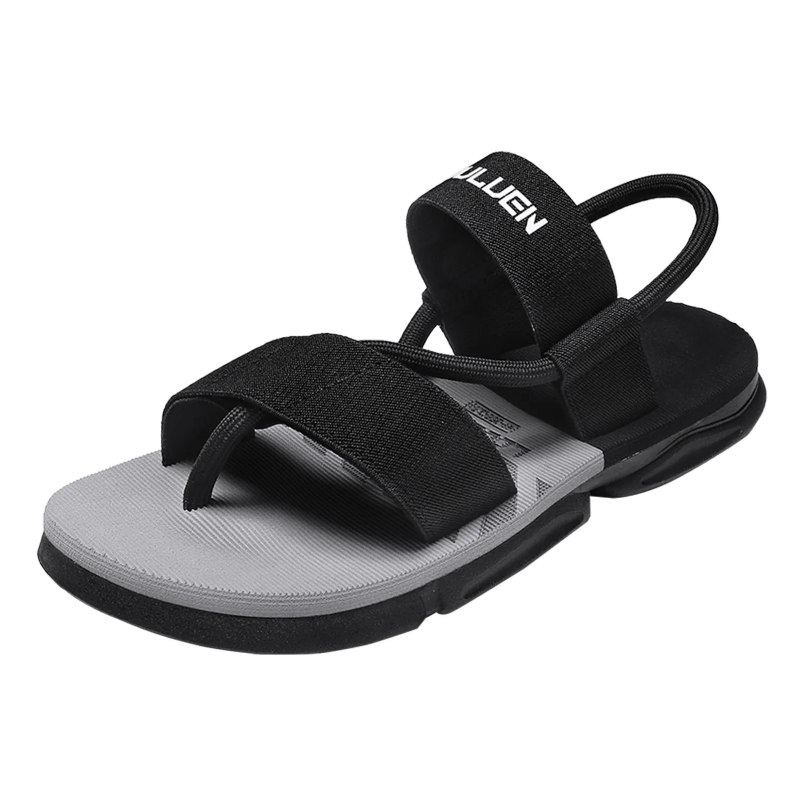 Beach Slipper For Men Outdoor Pvc Sole Flip Flops Summer Men Two Wear Sandals And Slippers Leather Sandals For Men Size 12