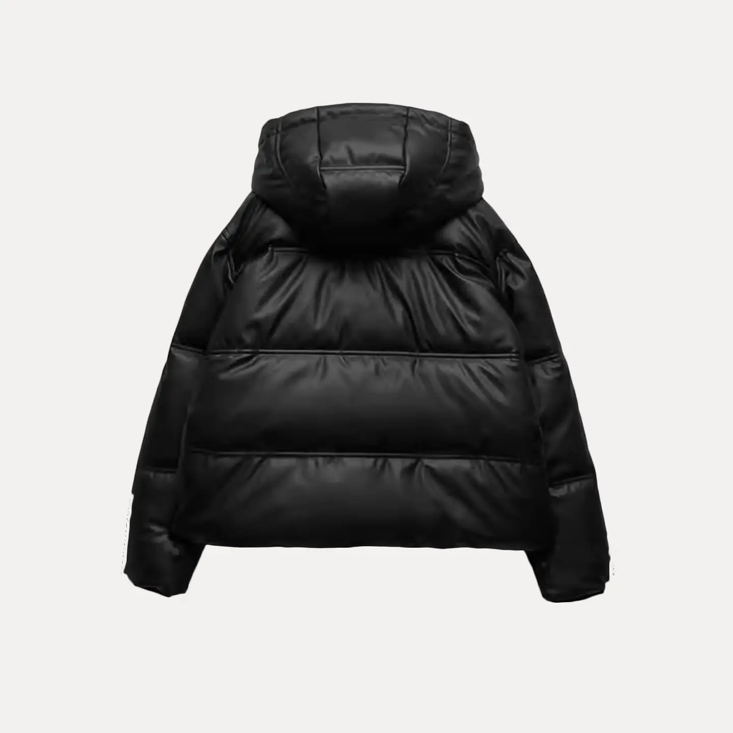 Z 2025 New Faion ort Jaet Coat Women's Personali Temperament Versatile Cotton Clothes Long Sve Hooded