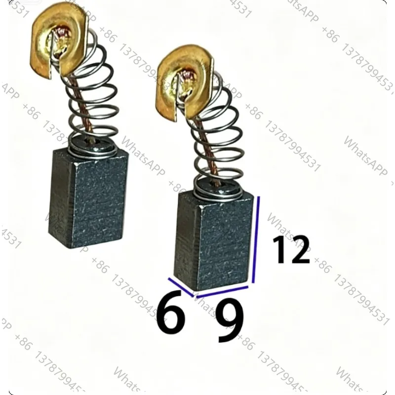 20pcs 13x9x6mm Carbon Brushes CB408/409/411 for Power Tool Hand Drill Grinder Motor