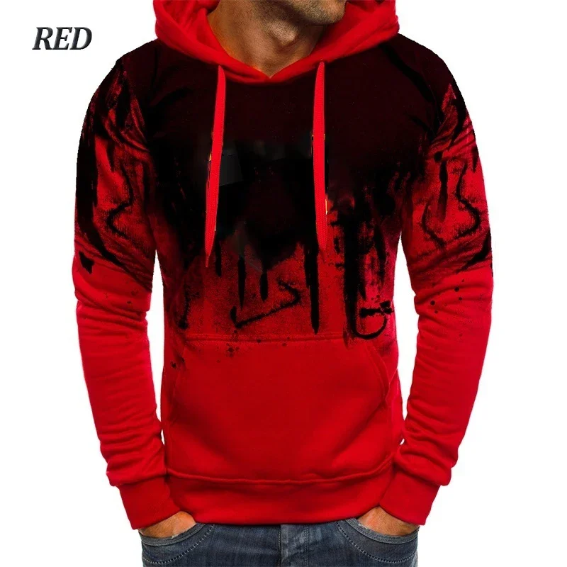 

Fshion Mens Hooded Sweatshirt Hoodies Streetwear Spring Autumn Male Long Sleeve Pullover Hip Hop Oversize Fleece Sweater