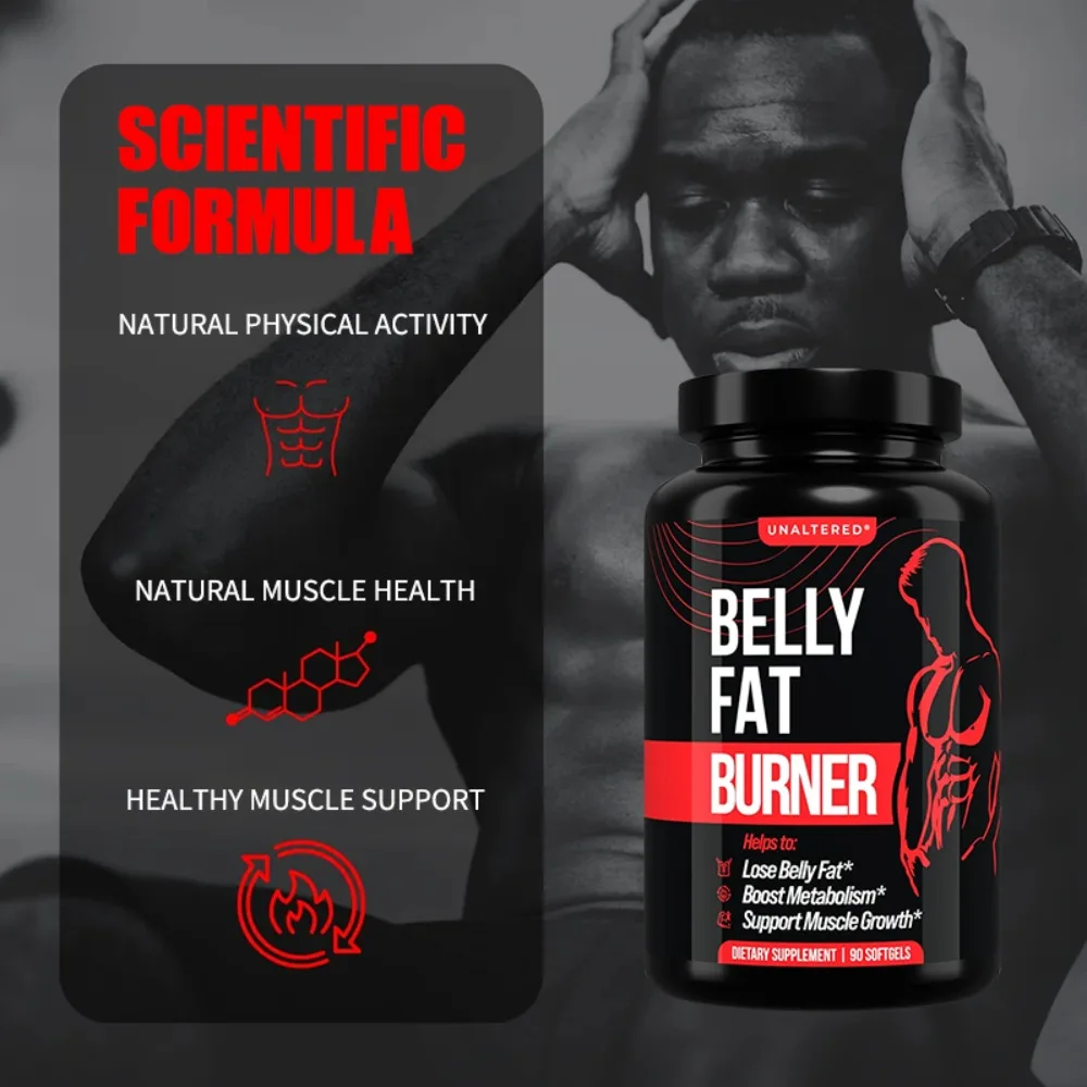 Belly Fat Burner Supplement - Natural Weight To Support Reduced Body Fat, Preservation of Lean Muscle Mass, and A Healthy