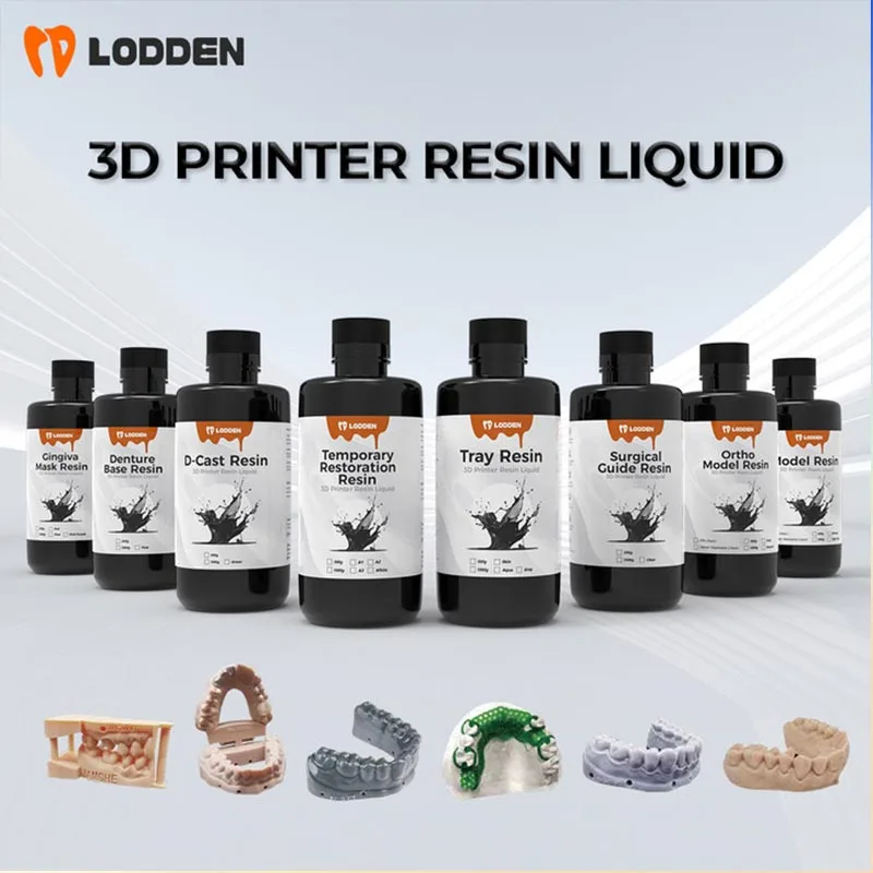 Dental 3D Printer Resin Liquid High for Model/ortho/Gingiva Mask/Temporary Dental model resin Restora Printer Precision 405nm