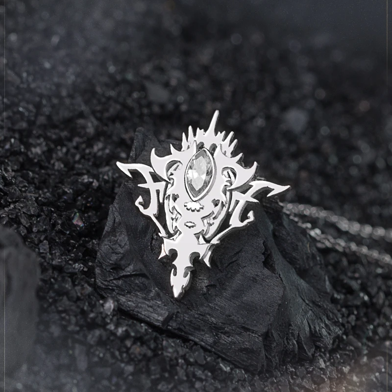 Throne Of Seal Long Haochen Pendant Necklace Silver 925 Sterling Anime Action figure Gift