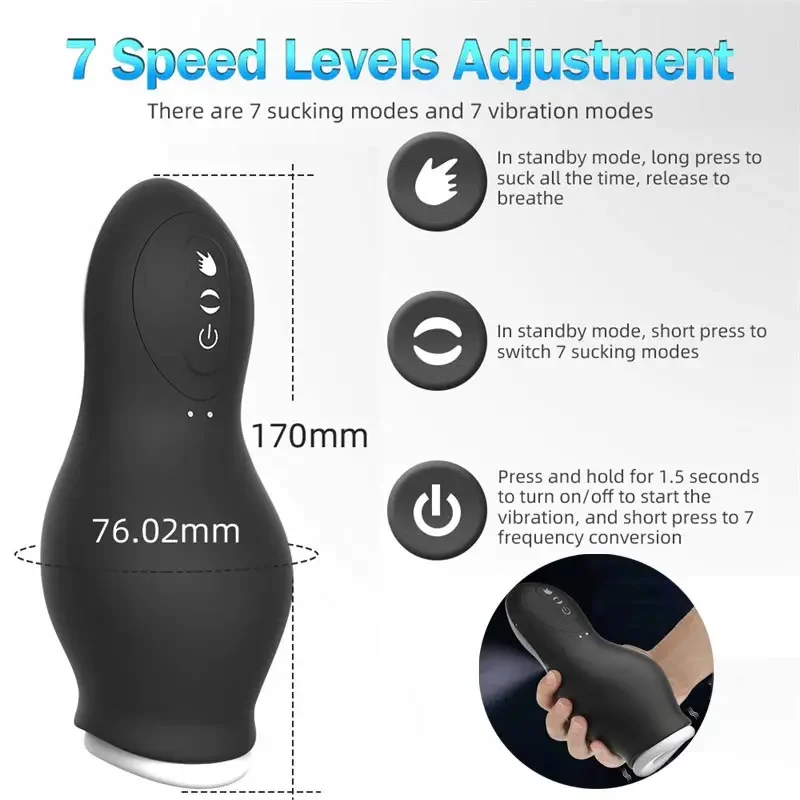 Pennis Handjob Machine rechargeable silicone vagin puissant masturber hommes mâle jouet femmes vibrateur transparent puissance Dooll