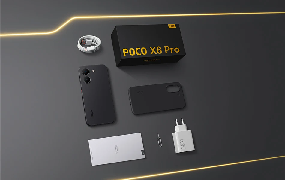 POCO X8 Pro Global Version Dimensity 8500-Ultra 6500mAh battery 6.59" 1.5K Smartphone 120Hz AMOLED display 50MP