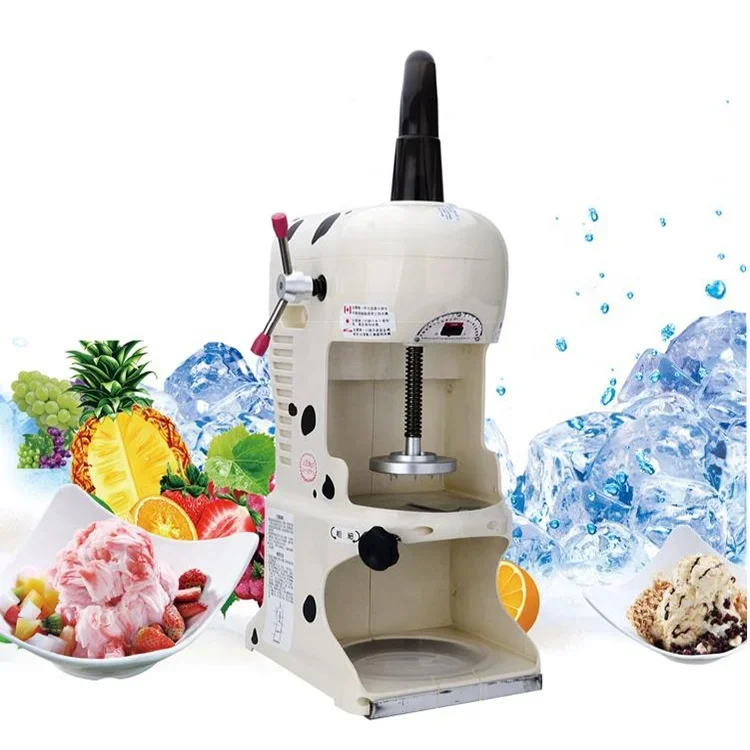 GRACE Hot Sell Commercial Snow Cone  Shaver Machine Maker Electric Block  Crusher Snowflake Shaved   Shaver