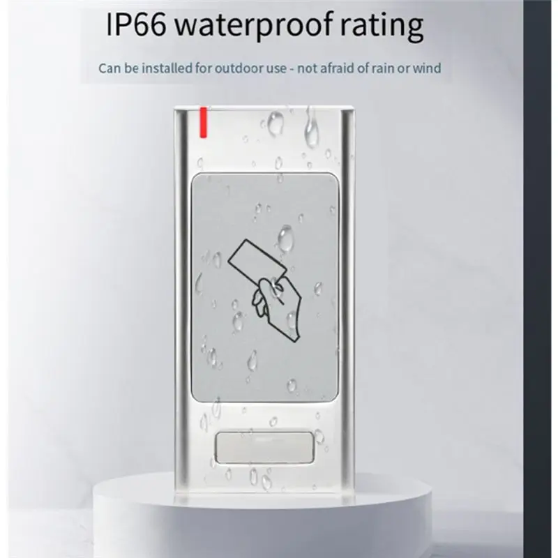 AC57-S6R IP66 Waterproof Metal Access Control LED Indicators Wiegand 26-34 Card Reader