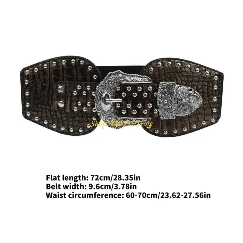 Dxae pu เอว cincher เชนนักเต้นเครื่องแต่งกายเข็มขัดสำหรับชุดเดรสยืดเข็มขัดโซ่สายรัดสำหรับชุดกระโปรงกางเกงยีนส์