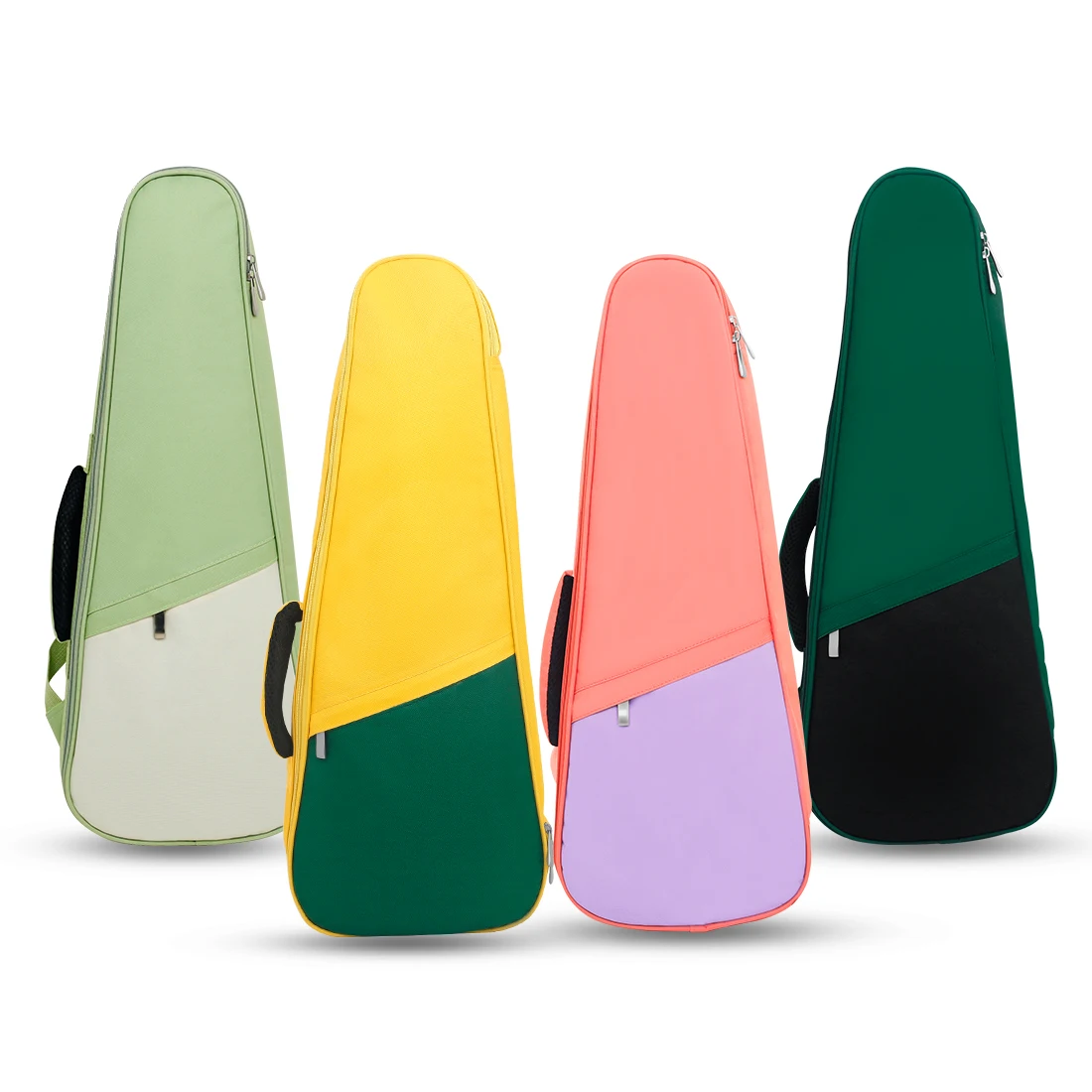 

26/27 Inch Ukulele Portable Bag Rainbow Series Oxford Pearl cotton Waterproof Guitar Backpack Shoulder Bag Guitar Accessories