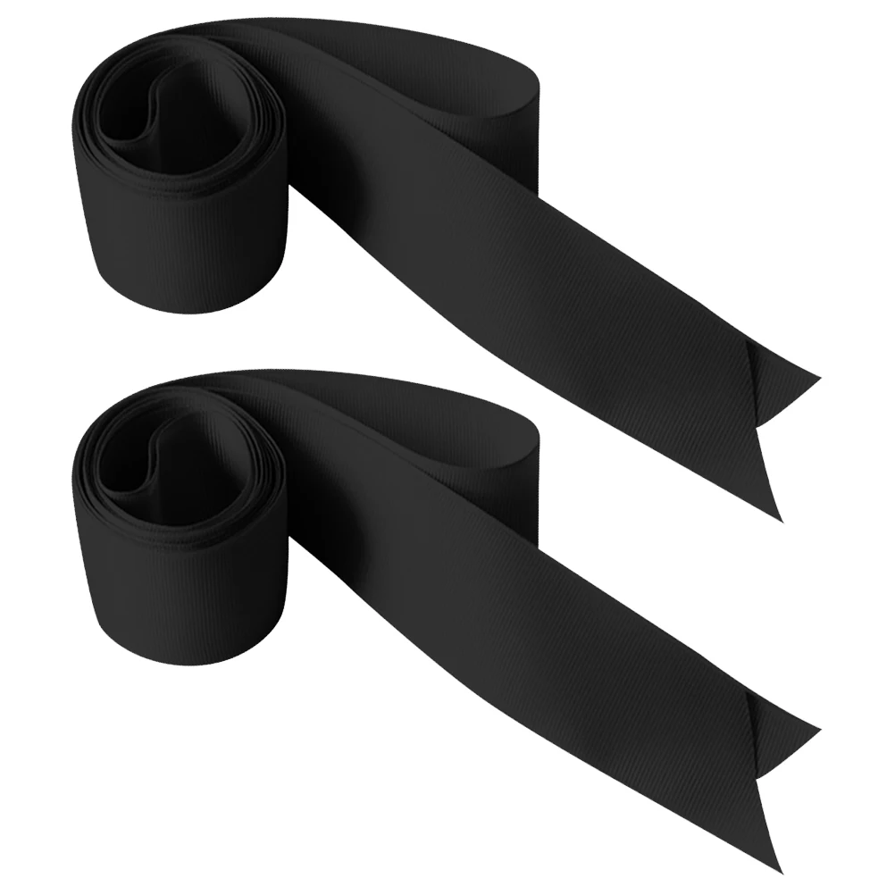 

2pcs Elegant Bridal Wedding Belt Soft Comfortable Fabric Romantic Bow Adjustable Fit For Dresses Belts Ribbon Waist Dress Sash