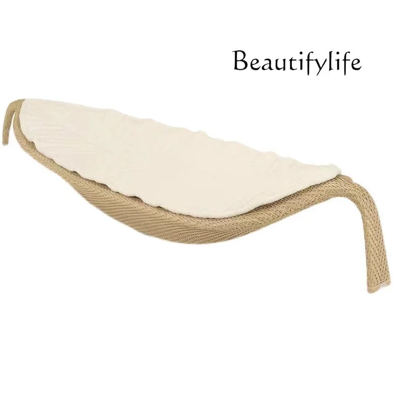 

Beach seaside swimming pool creative rattan bed furniture outdoor garden balcony waterproof lounger combination