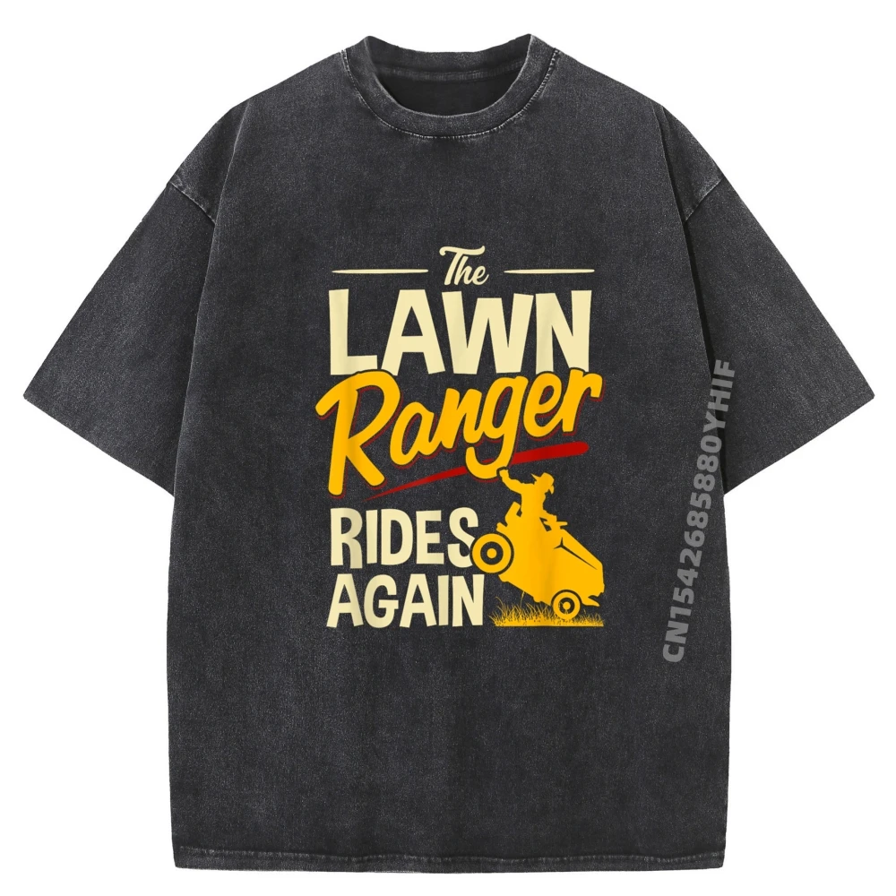 

Газон-рейнджер поездки снова на газоне, трактор для кошения, мужская одежда, роскошная футболка 2025 года, мужские мягкие потертые футболки в винтажном стиле