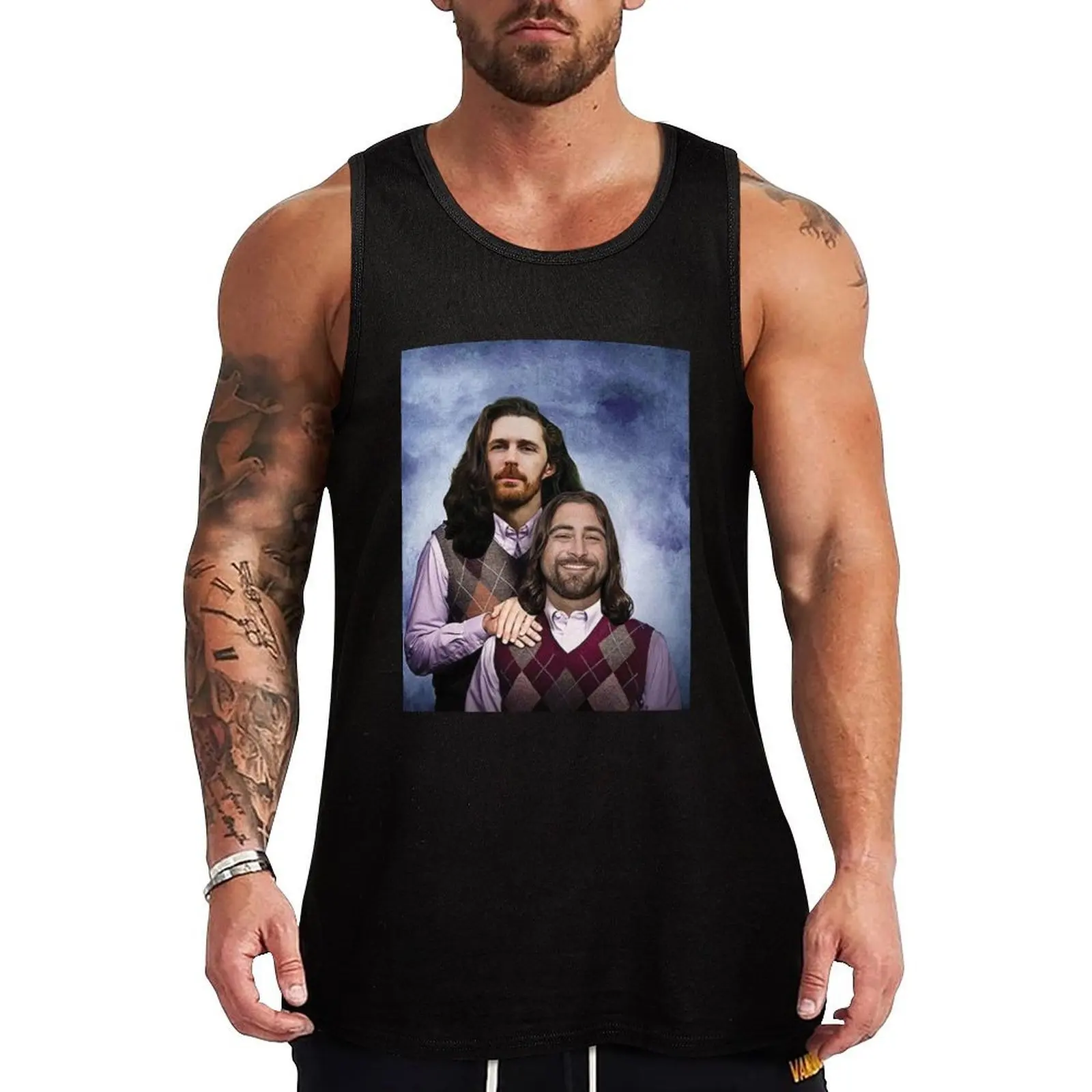 

Vintage Hozier Funny Meme Shirt Tank Top Heavy Duty Tank Top Work Outdoor Sleeveless Shirt