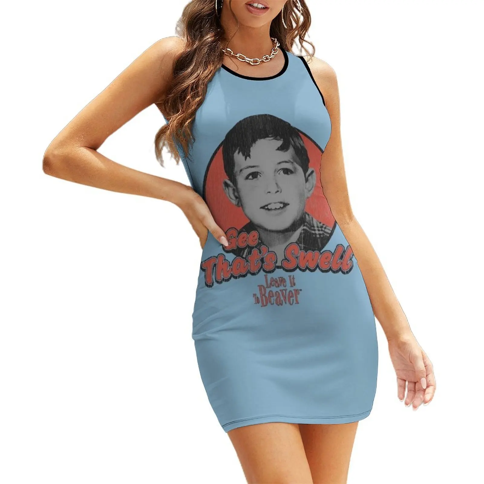 

Leave It To Beaver Essential T-Shirt Sleeveless Sundress women's evening dress 2025 summer clothes dresses summer