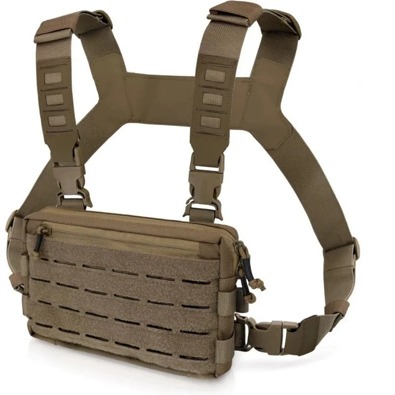 

Men's Tactical Chest Bag Outdoor Hunting Tactical Vest Outdoor Sports Cycling Vest Multifunctional Chest Bag Pouch Holster