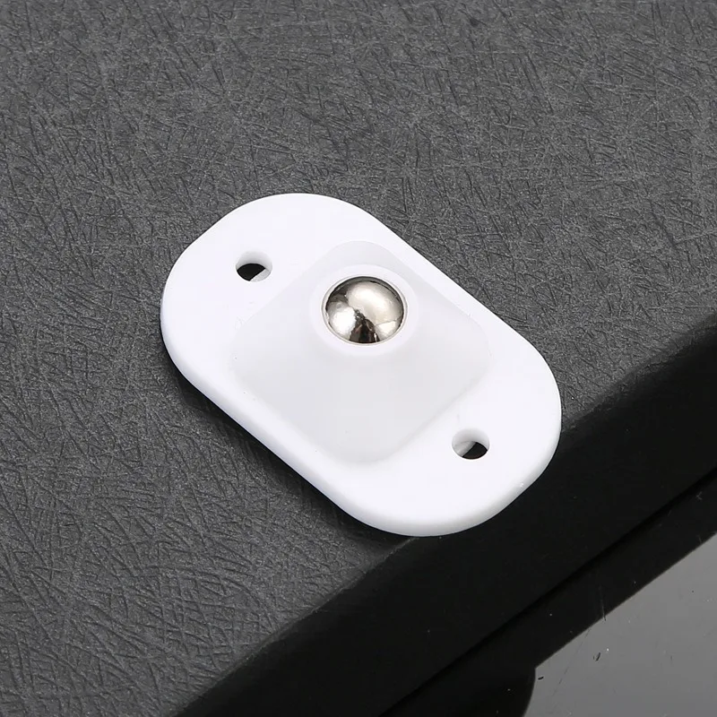 4pcs Self Adhesive Caster Mini Swivel Wheels Stainless Steel Universal 360 Degree Rotation Pulley for Furniture Storage Box