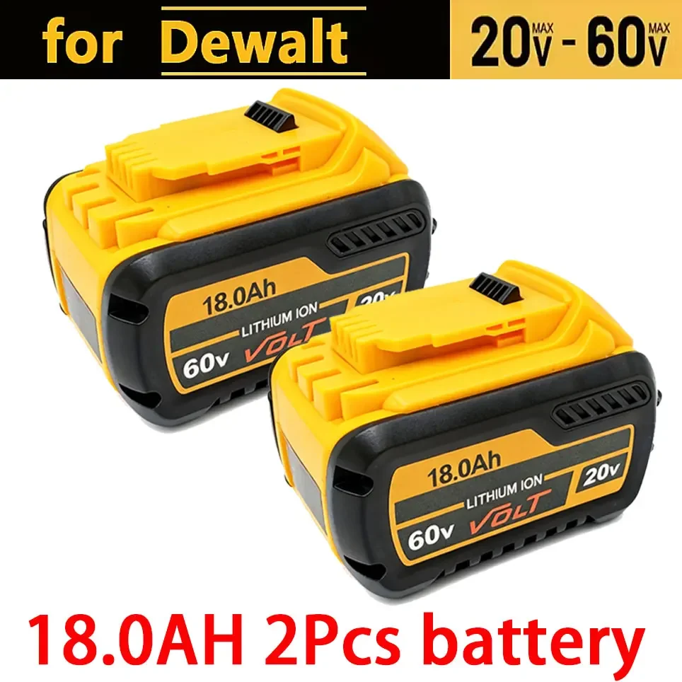 Voor Dewalt 60V 18.0Ah Batterij Vervanging Li-Ion Batterij DCB609 DCB200 DCB205 DCB606 DCB206 DCB209 DCB182 Power Tool Batterij - afbeelding 1