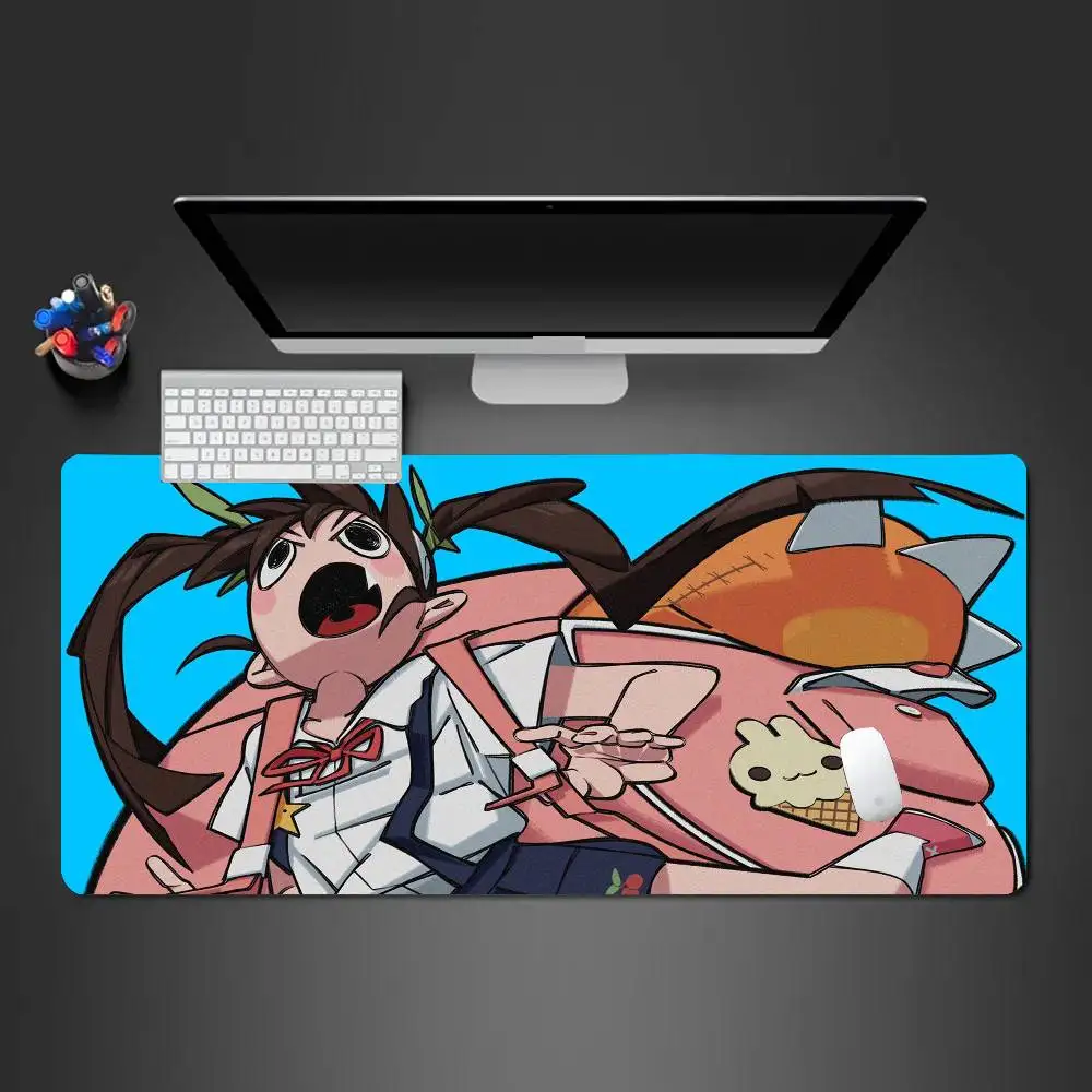 Mayoi Hachikuji Anime Mousepad Non-slip Suitable For Office Computers Laptops E-sports Game Desk Mats XXL Keyboard