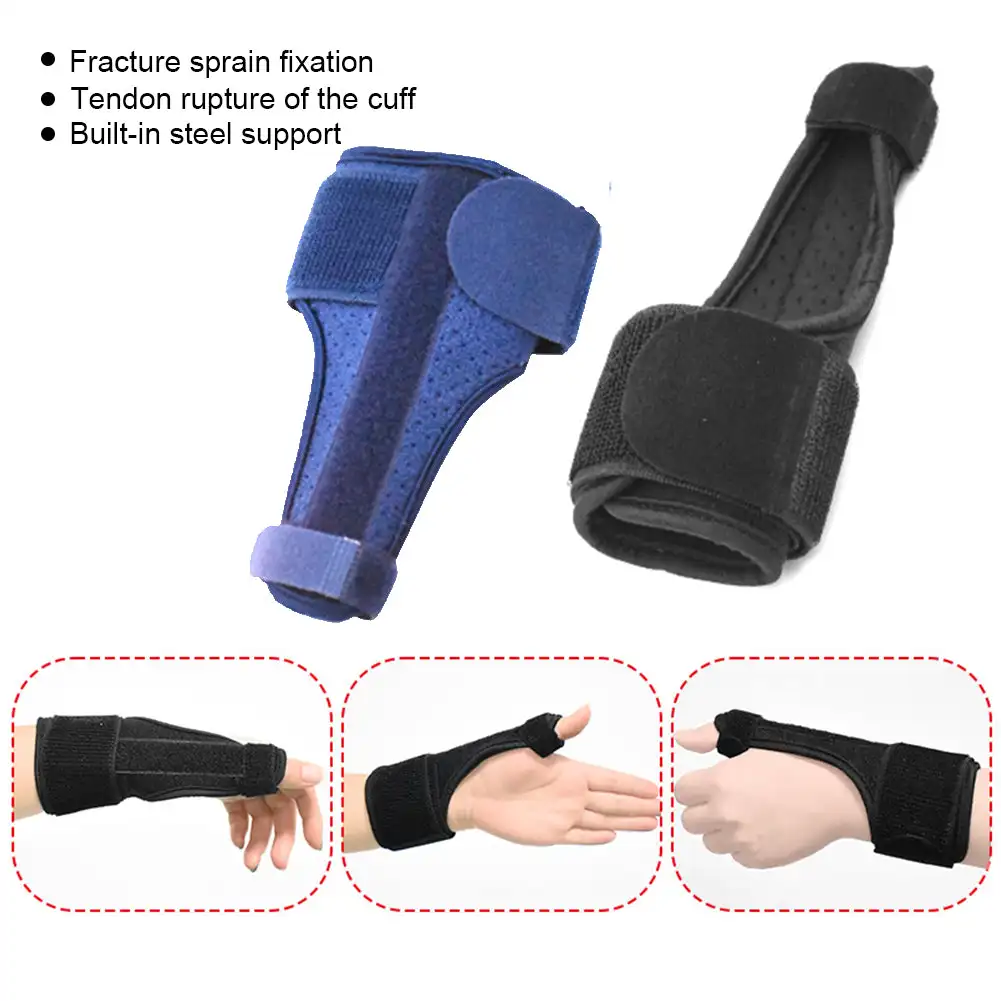 

Sport Protective Sleeve Injuries Broken Fingers Hand Fixing Strap Trigger Finger Extension Splint Adjustable Fixing Belt Support