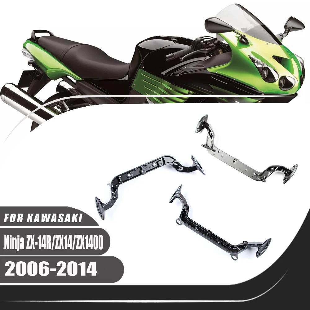 

Motorcycle Front Headlight Bracket Headlights Upper Fairing Stay Bracket For 2006-2014 Kawasaki Ninja ZX-14 ZX-14R ZX1400 ZX14R