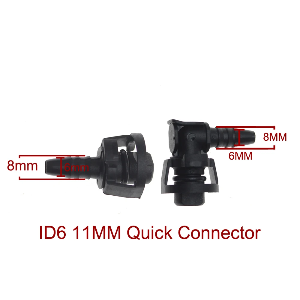 

Фитинг для водопроводной трубы, автоматический быстрый разъем, пластиковый гнездовой разъем, фитинги для чайника для NORMA ID6, прямой коленчатый соединитель