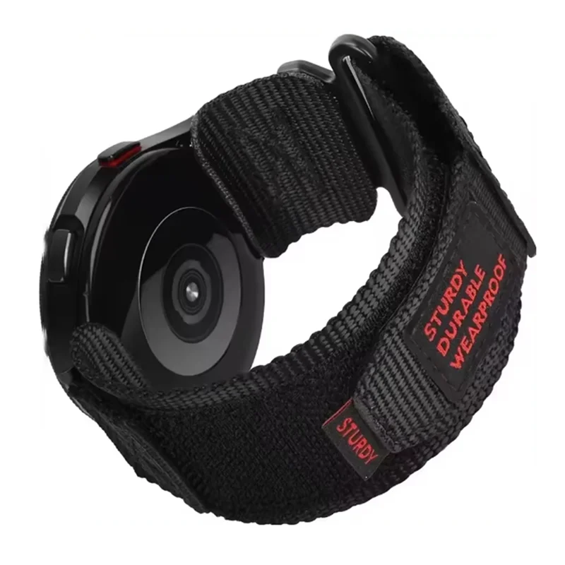 ABVO-حزام نايلون لساعة جالاكسي 7 6 5 4 40/44 ملم كلاسيكي 43 47 ملم باند لساعة هواوي GT5 4Pro باند 20 ملم