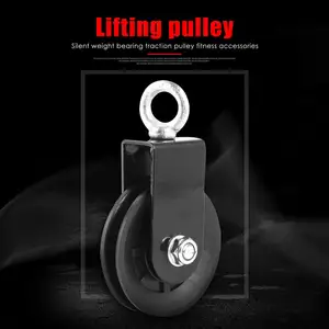 Fitness load lifting pulley, training rolling, stainless steel, silent force coach, heavy bearing, gym training equipment at home 8 Main sales pulley Bodybuilding - №3