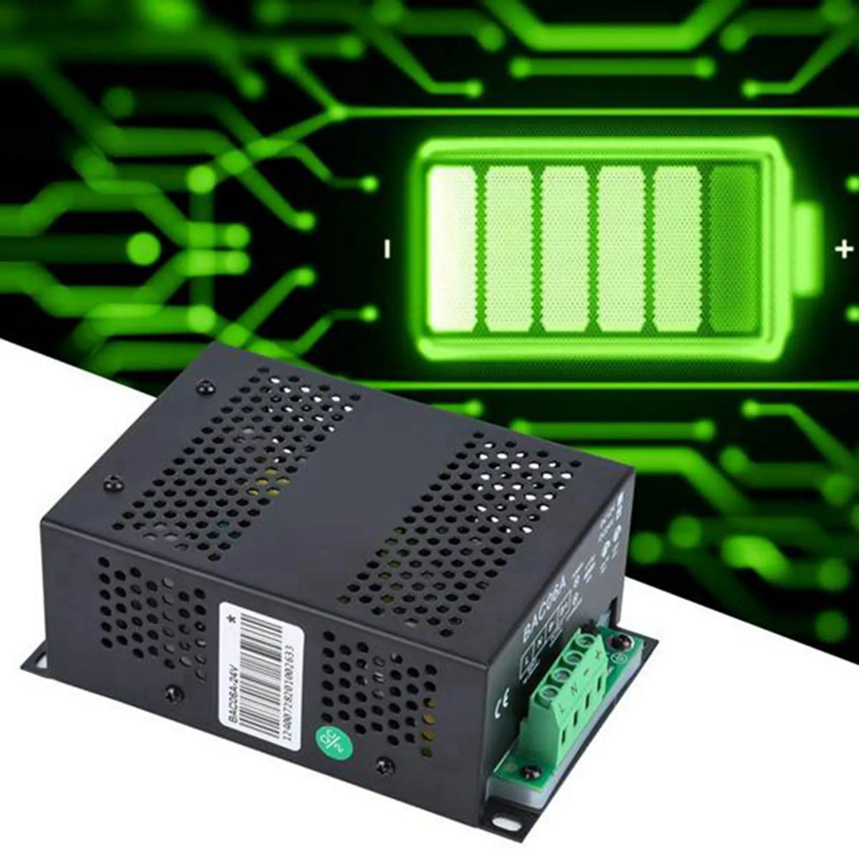 AS95-2X BAC06A Зарядное устройство для генератора Импульсное плавающее зарядное устройство для аккумулятора 24 В 3 А