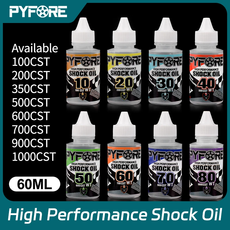 PYFORE 60ml Silicone Shock Absorbers Fluid Oil High Performance Shock Oil For RC Model Car Off-Road Crawler Monster Truck Buggy