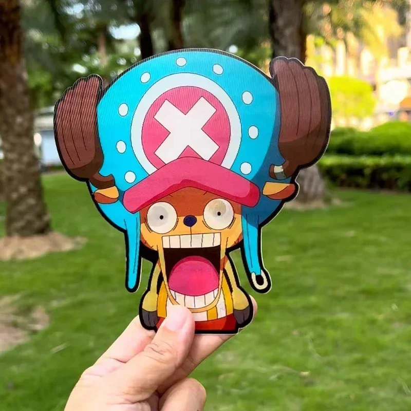 Tony Tony Chopper 3D Anime Motion Stickers ONE PIECE Waterproof Decals for Laptop,Car,Refrigerator,Suitcase Etc. Creative Gifts