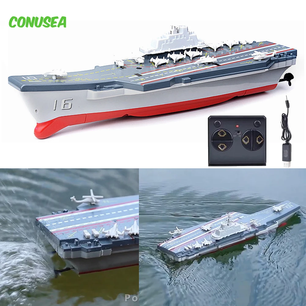 

Rc Boat 2.4G Mini Liaoning Aircraft Carrier Military Model Boy Electric Wireless Remote Control Boat Ship Toy for Boys Children