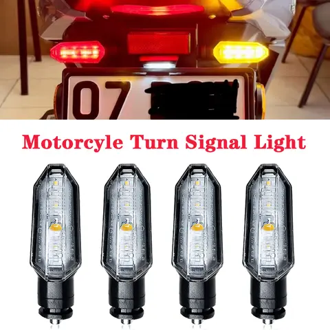 오토바이 회전 신호 동적 LED 깜박임 12V 듀얼 컬러 혼다 CRF250L ADV150 CBR650F NC750X CRF250L XADV 750 신호 램프