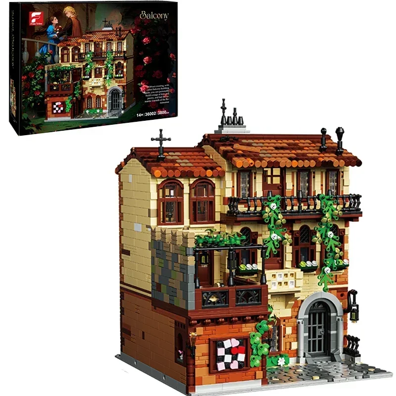 

3800PCS Classic Musical Theater Balcony Scene Building Blocks Architecture Model Bricks Desktop Decoration Kids DIY Toys Gifts