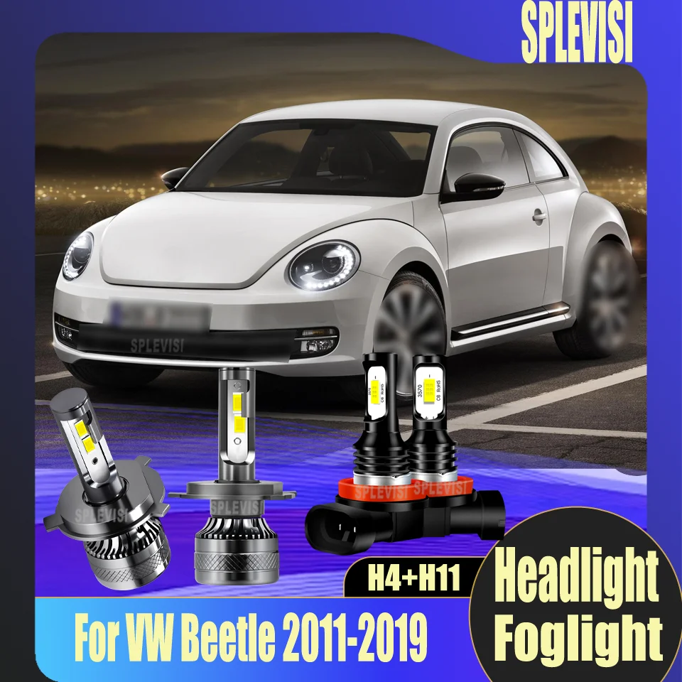 

LED Headlight Fog Light plug and play Ensure driving safety at night For VW Beetle 2011 2012 2013 2014 2015 2016 2017 2018 2019